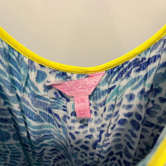 Lilly Pulitzer Coastal
Blue Kendra Maxi Dress Swim Cover (L/XL) - Picture 3 of 4